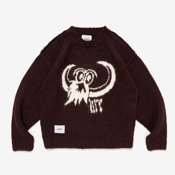 WTAPS CREW NECK BVO / SWEATER / WOPL WTAPS PALMER BVO/SWEATER