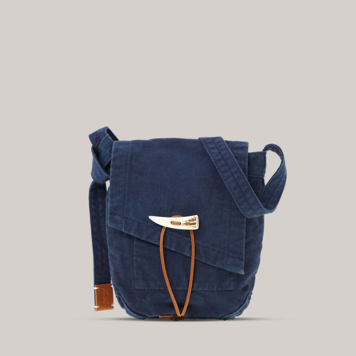 TRUE BLUE FLAP SHOULDER BAG 977-19537