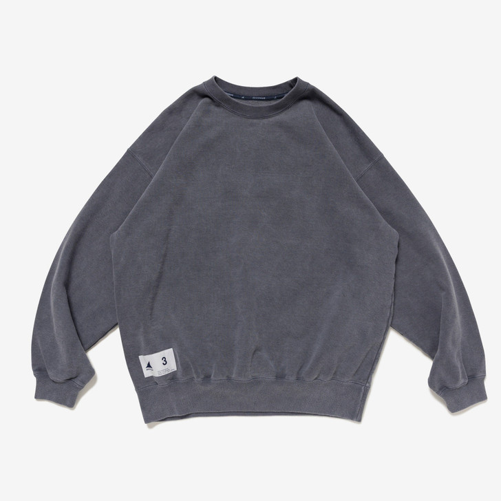 CETUS CREW NECK PIGMENT DYE 252ATDS-CSM15