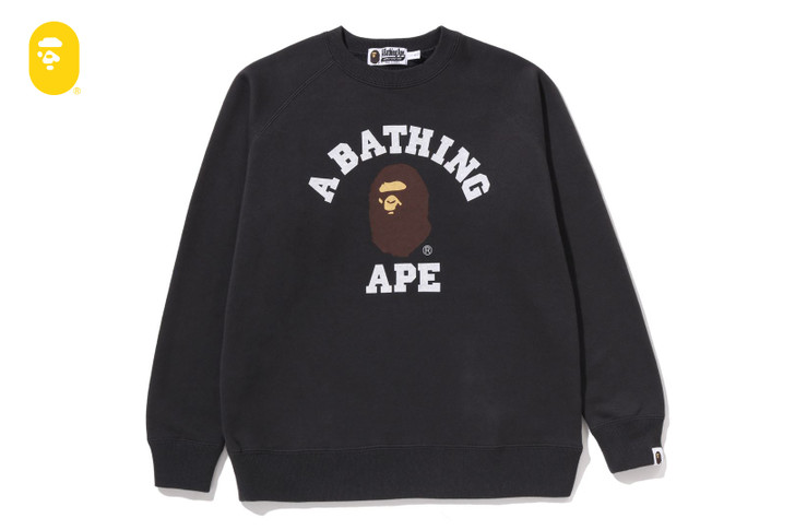 COLLEGE RELAXED FIT CREWNECK SWEATSHIRT 1L80-613-002