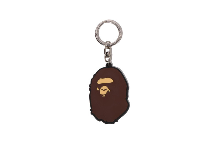 APE HEAD RUBBER KEYCHAIN 1L70-182-027