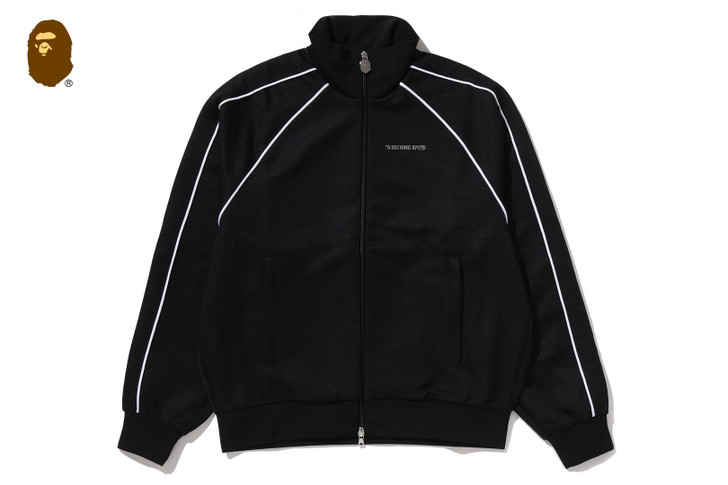 LINE CAMO JACQUARD METAL LOGO RELAXED FIT TRACK JACKET 1L80-115-317