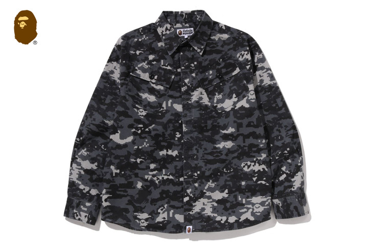 MULTI PIXEL CAMO MILITARY SHIRT 1M30-131-002