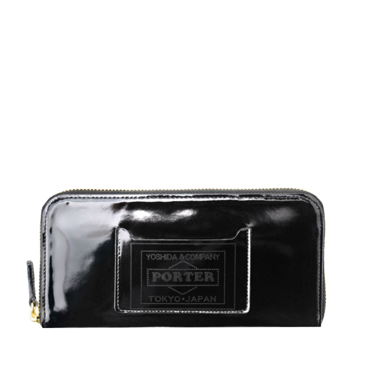 GLASS LEATHER WALLET LONG WALLET 381-02959