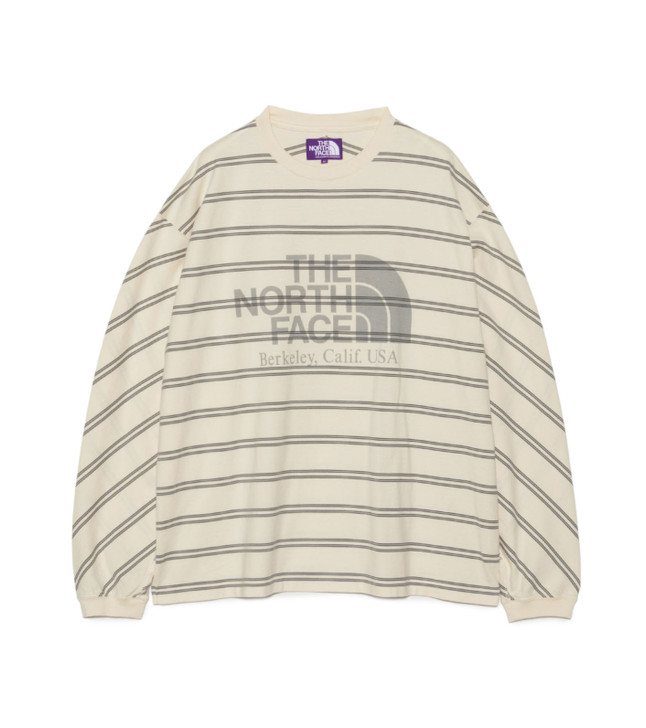 THE NORTH FACE Purple Label T-SHIRT Field Long Sleeve Striped Tee