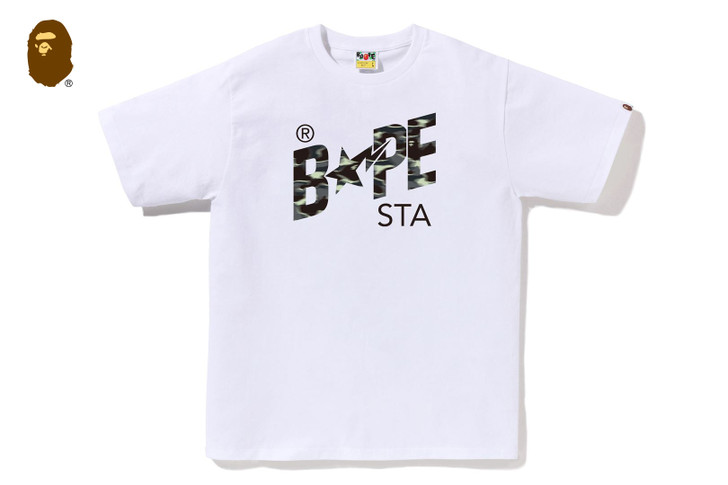 SCREEN CAMO BAPE STA TEE 1M30-110-040