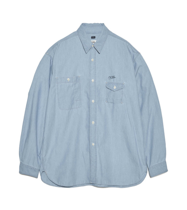nanamica Regular Collar Chambray Shirt S26SG011 8401