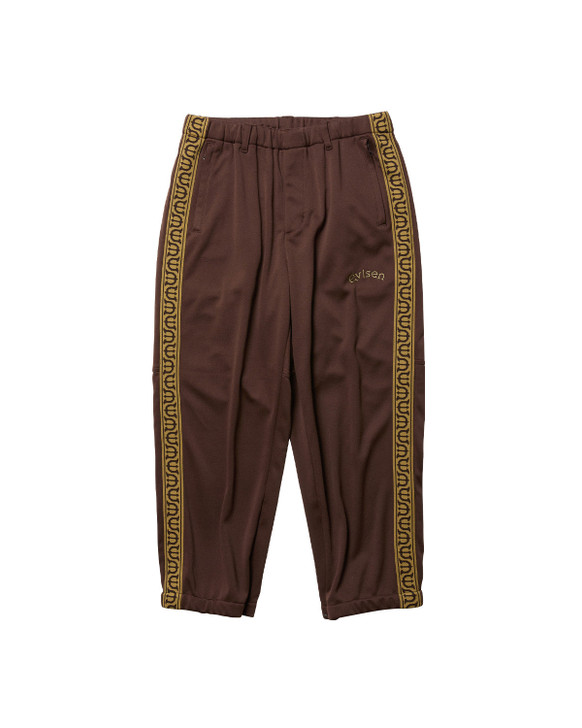 E LOGO TRACK PANTS - BROWN 10065907876154