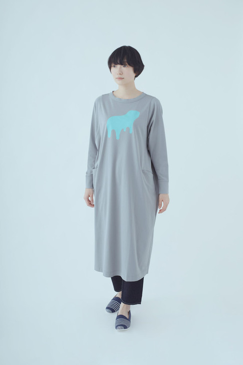 Liquide Long Sleeve Cut And Sew Dress 2021 S/S ZS8524