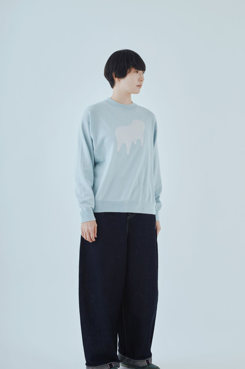 liquide "Bear" Long sleeve Knit Pullover 2021 s/s ZS8566
