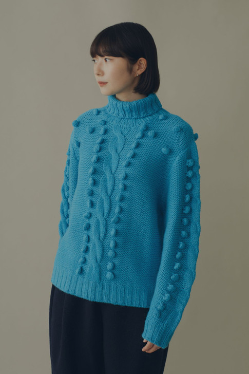 minä perhonen Tops amulet Knit Pullover 2023-24 a/w Online Shop to
