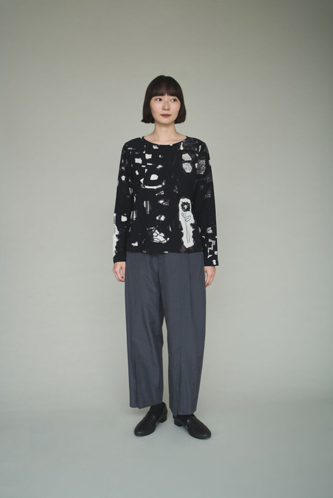 sound Crew Neck Blouse ADA1423S