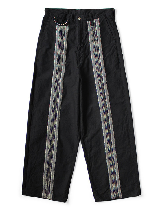 12Oz Arrow Pattern Jacquard Denim Port Baggy Pants K2510LP117