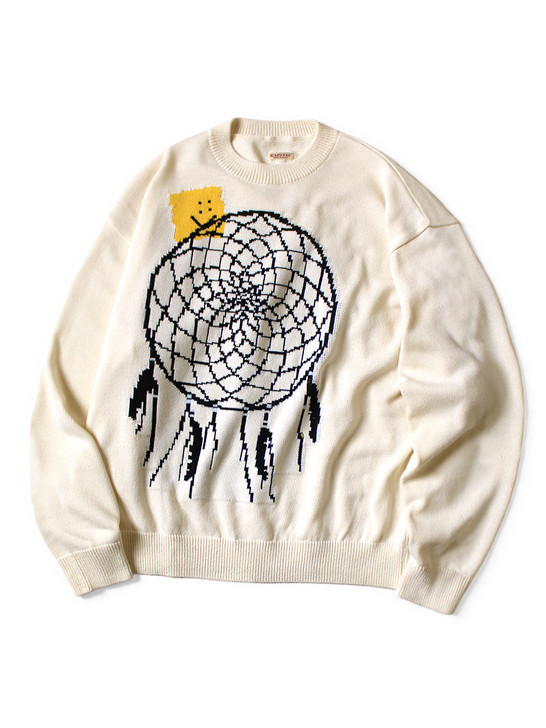 7G Knit Peckish Dreamcatcher Crew Sweater K2603KN052