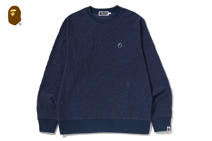 NEON CAMO JACQUARD SWEATSHIRTS 1M30-113-003