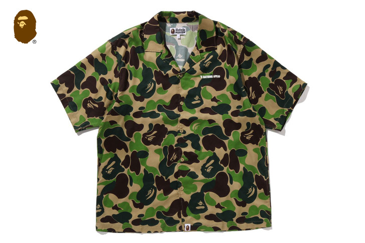 ABC CAMO OPEN COLLAR SS SHIRT 1M30-132-304