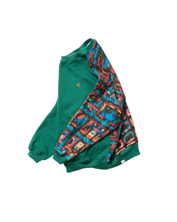 JULIEN CARD CREWNECK - GREEN 10224318284090