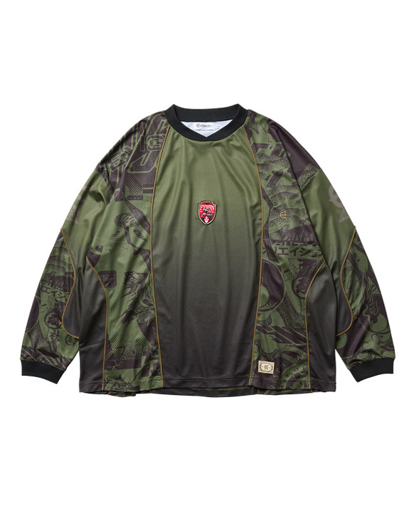 PHEASANT MOTO JERSEY - OLIVE / BLACK 10229763342650