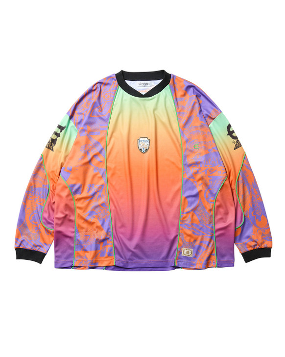 PHEASANT MOTO JERSEY - ORANGE / PURPLE 10229764194618