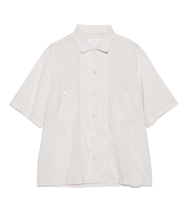 nanamica Cotton Polyester Poplin S/S Shirt S26SG069 8466