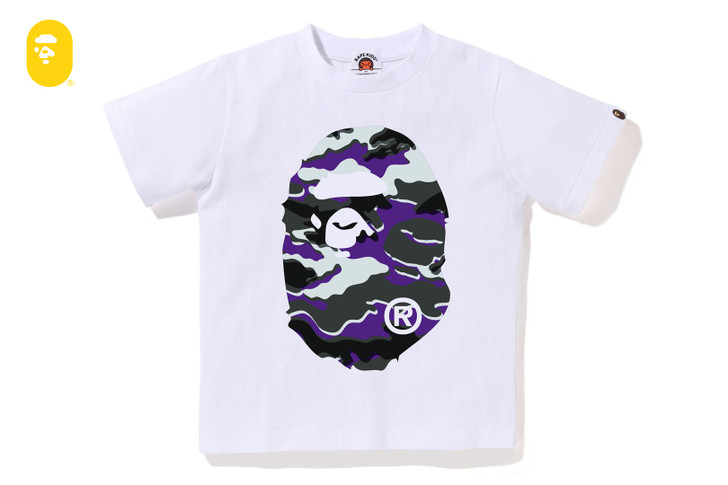 GLITCH WOODLAND CAMO BIG APE HEAD TEE 1M30-310-054
