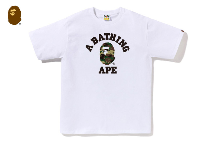 GLITCH WOODLAND CAMO COLLEGE TEE 1M30-110-031