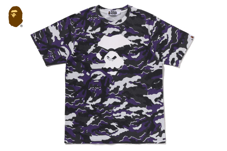 GLITCH WOODLAND CAMO MAD FACE TEE 1M30-109-302