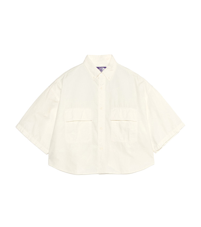 THE NORTH FACE Purple Label Button Down Field S/S Cropped Shirt N26SG067 8635