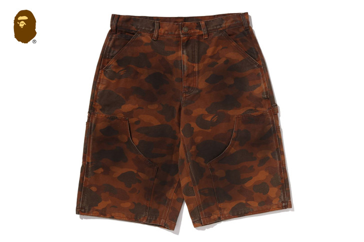 SOLID 1ST CAMO GARMENT DYED RELAXED FIT WORK SHORTS 1M30-153-310