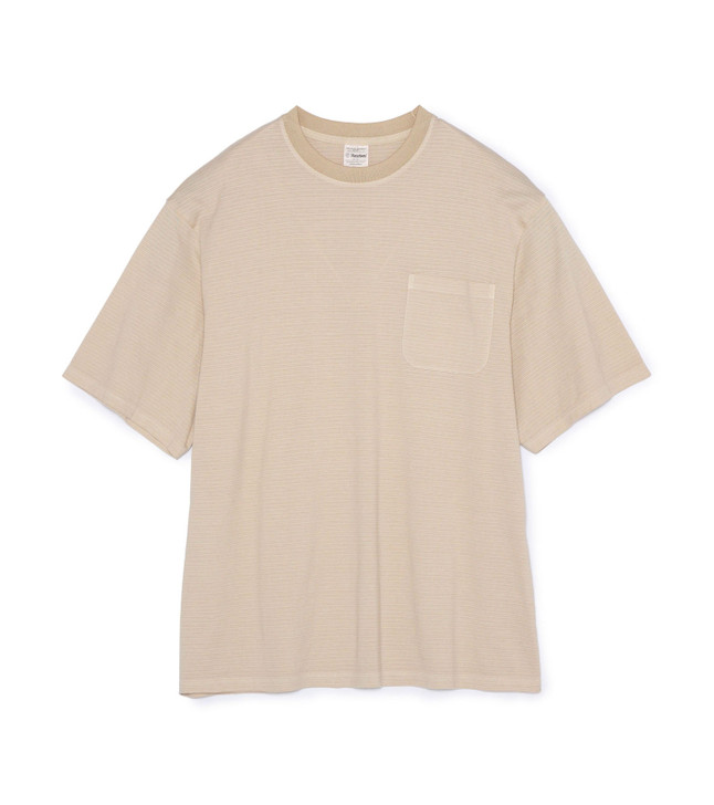 nanamica x Yonetomi Garment Dyed Border Pk Tee O26SJ003 8722