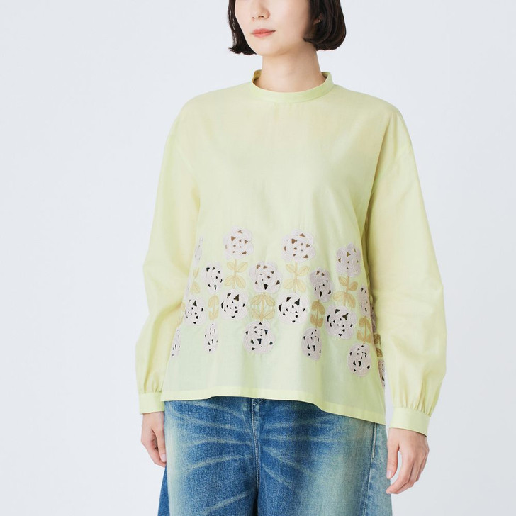 ruusu Stand Collar Blouse AES1434