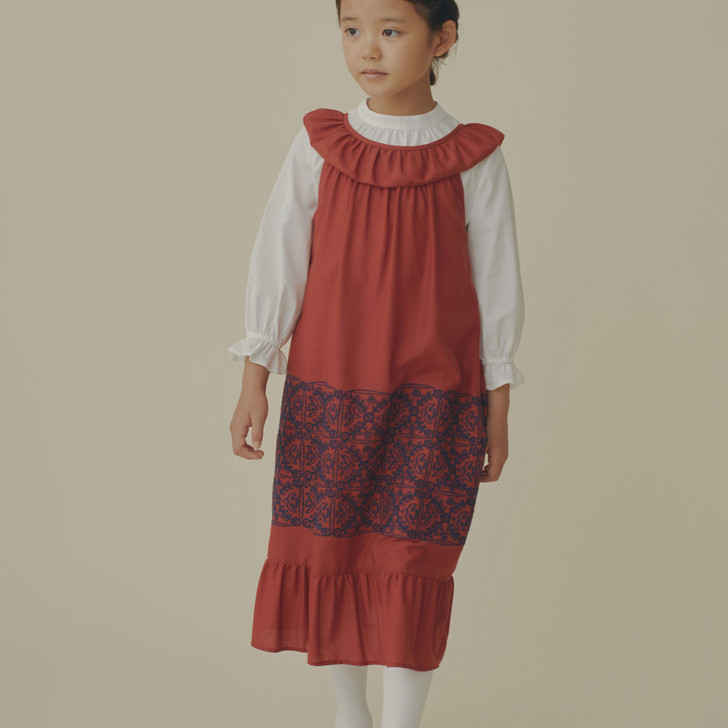 Felice Gathered Dress ACA3415P
