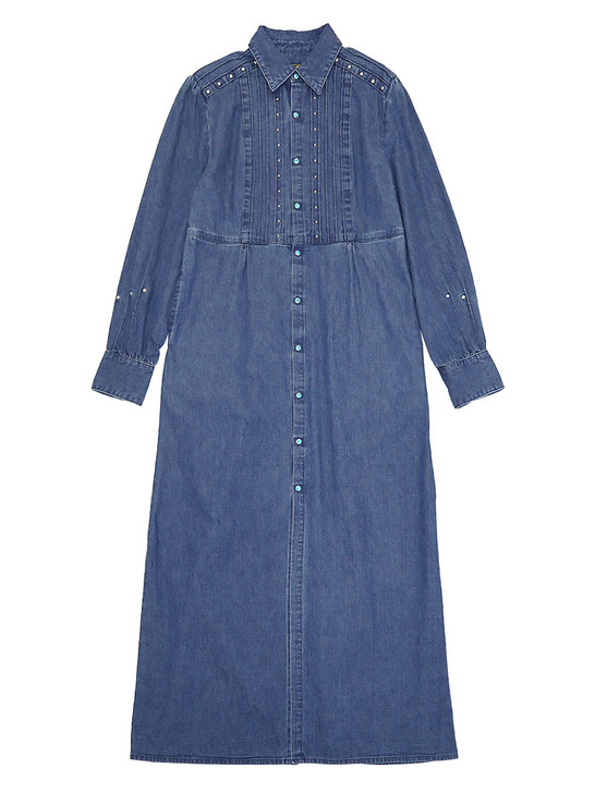 8Oz Denim Pintuck Sundance Dress K2509OP051