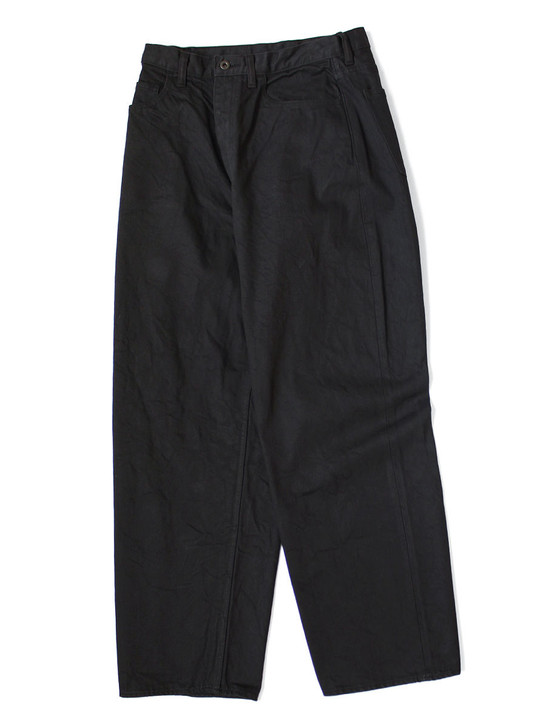 14Oz Black x Black Denim Club Baggy 5-Pocket Pants K2603LP059
