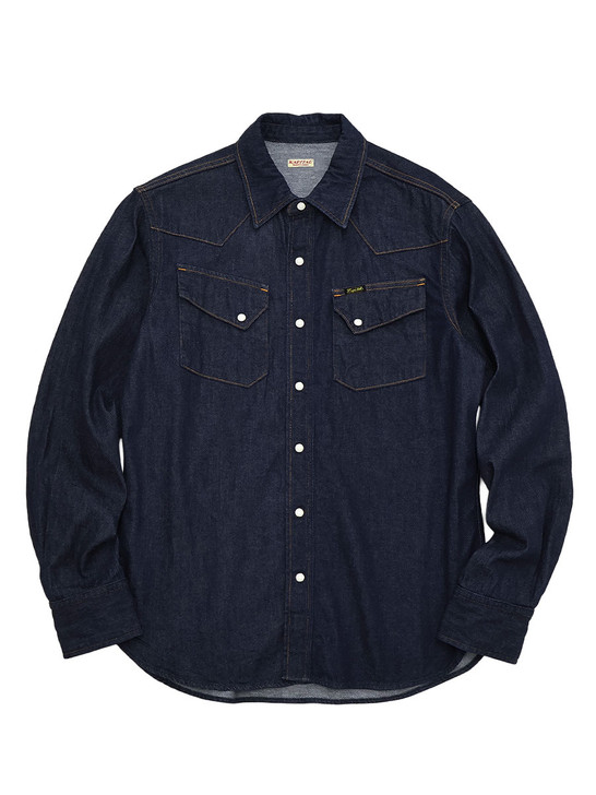 8Oz Denim Western Shirt EK-1128EK-1128LS