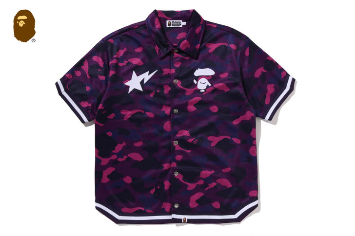 COLOR CAMO WARM UP SS SHIRT 1M30-132-314