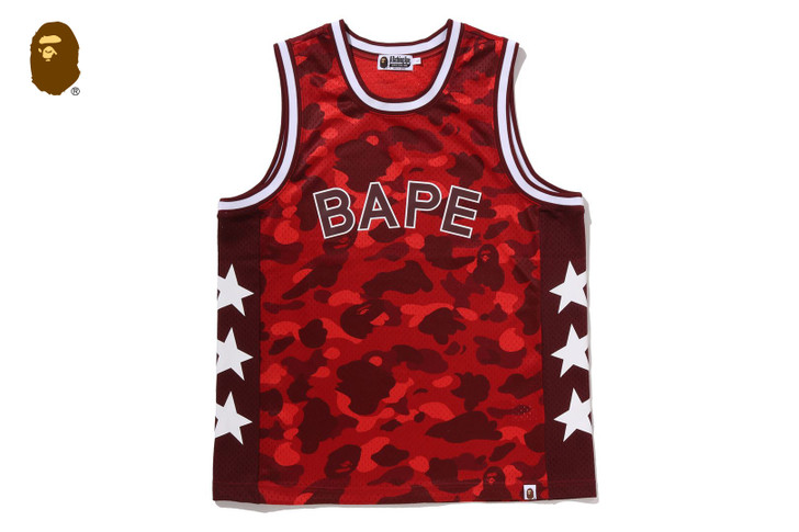 COLOR CAMO MESH MULTI LOGO RELAXED FIT TANK TOP 1M30-108-302