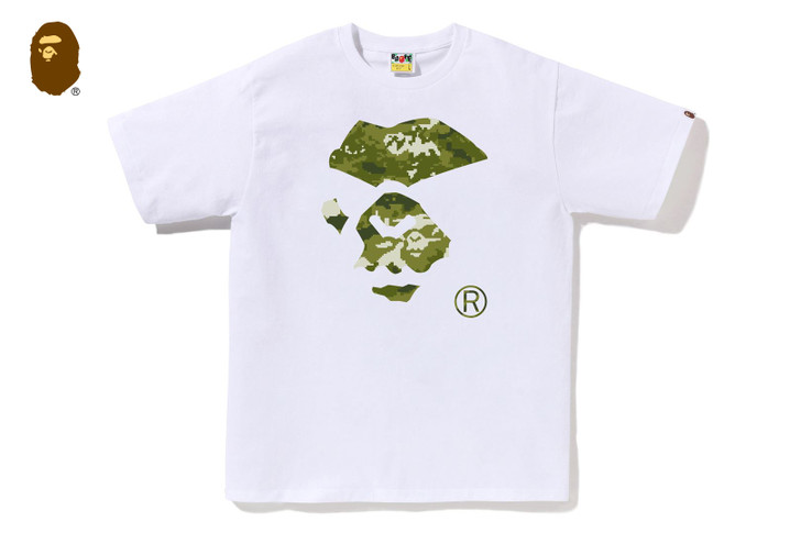 MULTI PIXEL CAMO MAD APE FACE TEE 1M30-110-036