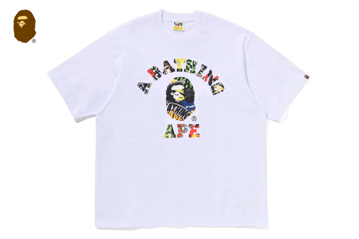 MULTI LOGO COLLEGE RELAXED FIT TEE 1M30-110-342