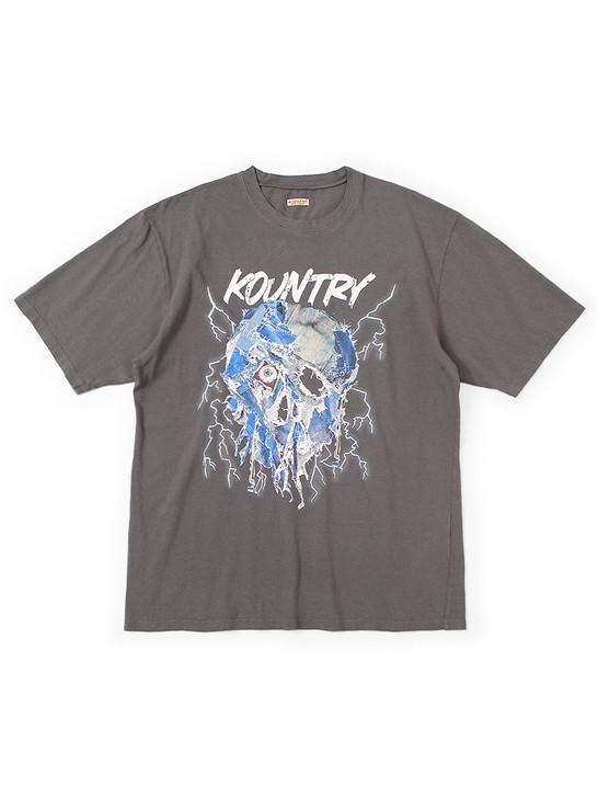 20/- Jersey Crew Neck T-shirt (Denim Face Print) K2604SC132