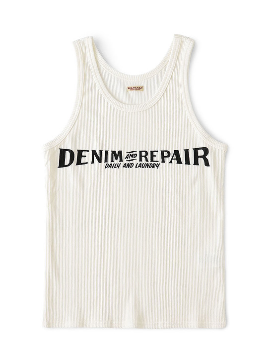 60/2 Bear Teleco Tank Top (DENIM REPAIRpt) K2603SC034