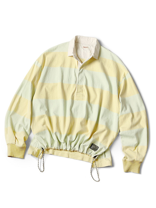 KAPITAL Sweat Shirt JAIL Border Jersey BIG Rugby Shirt