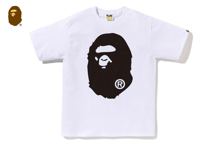 LINE CAMO BIG APE HEAD TEE 1M30-110-022