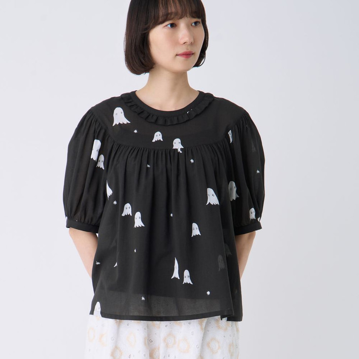 troll Yoke Gathered Blouse AES1449
