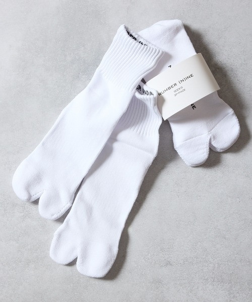 100% Fine Cotton Plain 2-Pack Quarter Tabi Socks / Fine Cotton 100% Plain 2-Pack Short Tabi Socks S26GNA007