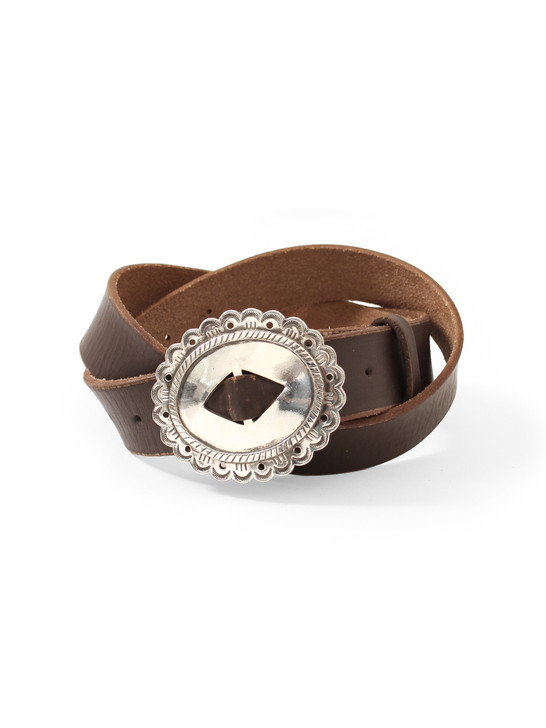 Oil Leather GALA Concho Belt K2603XG514