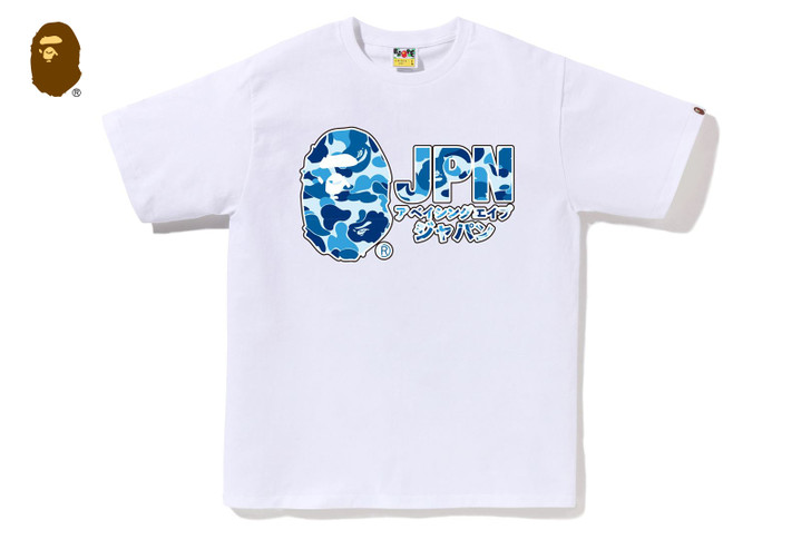 BAPE T-SHIRT ABC CAMO JPN KATAKANA TEE