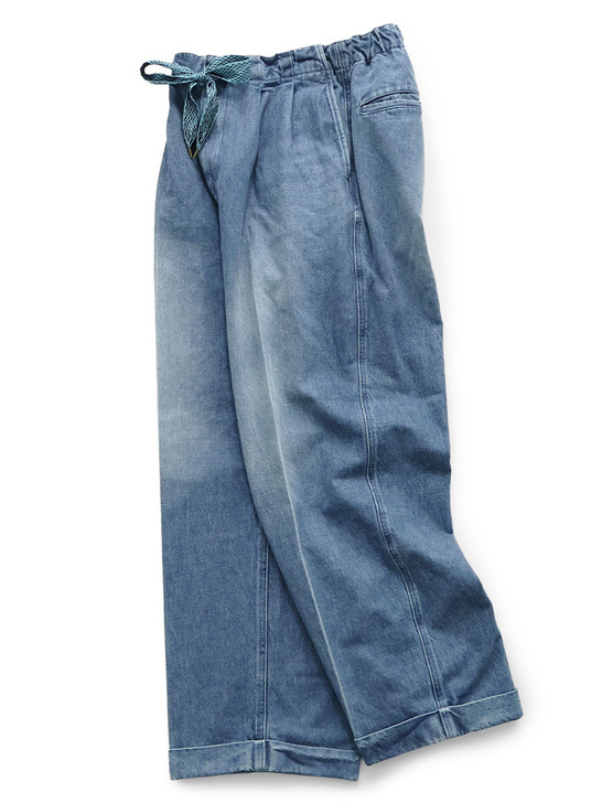 14Oz Denim Easy Trousers (Center Pleat) K2604LP122