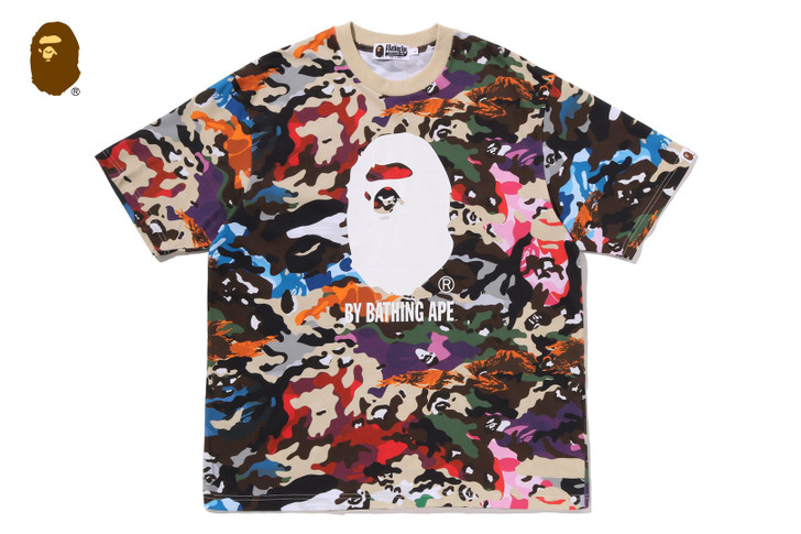HYBRID CAMO BY BATHING APE RELAXED FIT TEE 1M80-109-318
