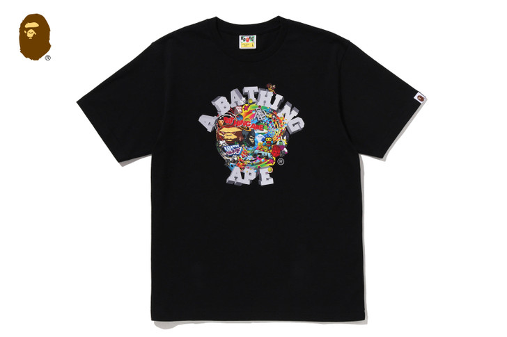 COLORFUL 3D GRAPHIC COLLEGE TEE 1M80-110-326